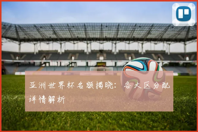 亚洲世界杯名额揭晓：各大区分配详情解析