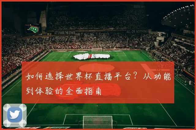 如何选择世界杯直播平台？从功能到体验的全面指南
